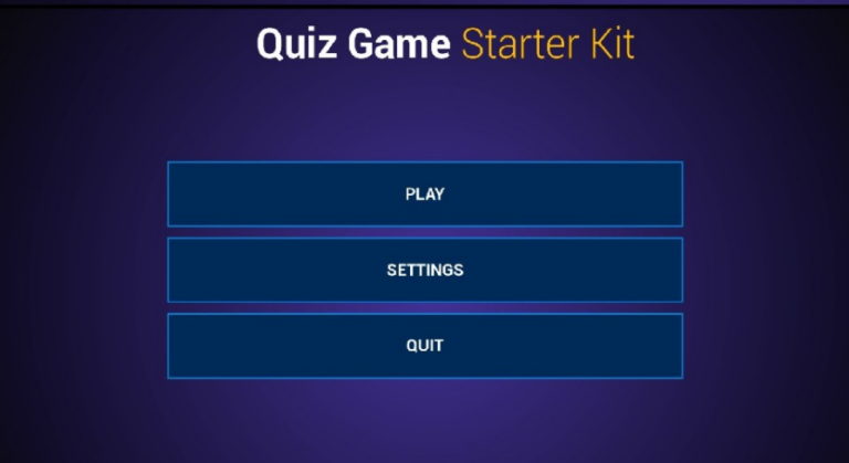 Quiz Game Starter Kit download