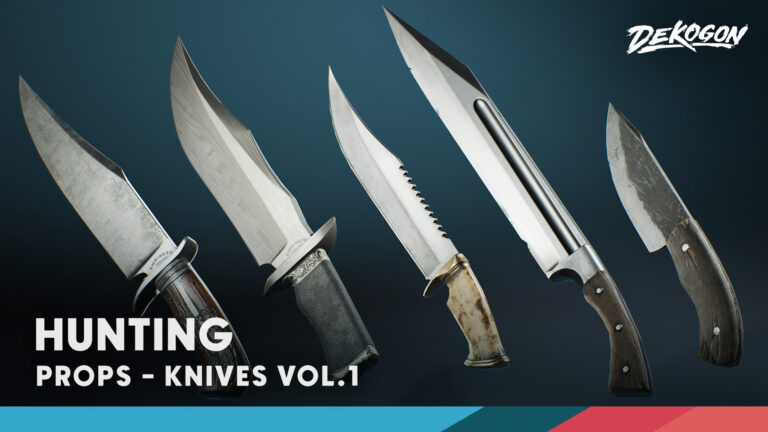 Knives VOL.1 – Hunting (4K Textured FPS Tactical Knives) download