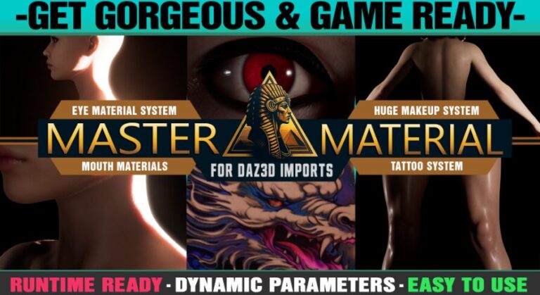 Master Materials and Layer System for Daz3D Imports download