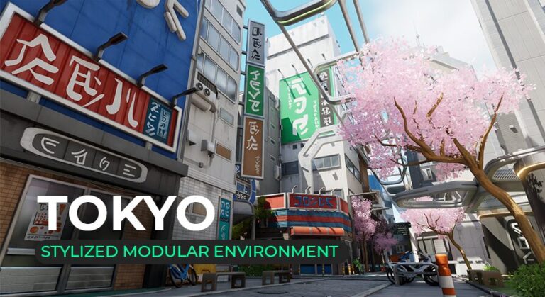Tokyo Stylized Environment download