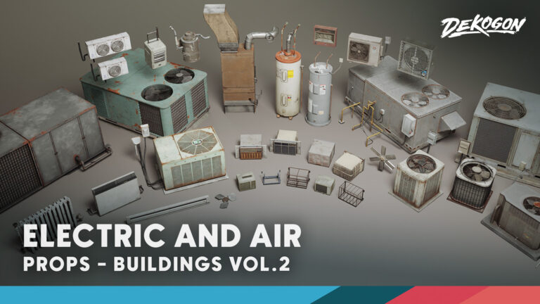Buildings VOL.2 – Electric & Air (Nanite and Low Poly) download