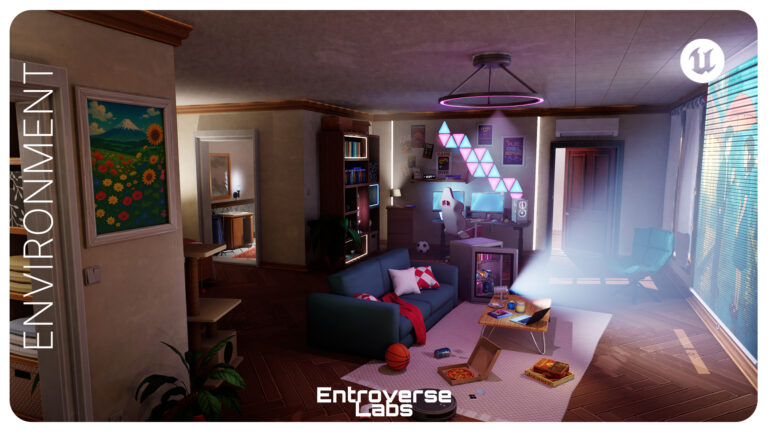 Stylized New York Gaming Room ( Interior Modular NYC Environment) download