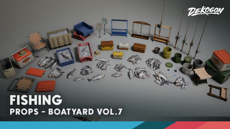 Boatyard VOL.7 – Fishing (Nanite and Low Poly) download