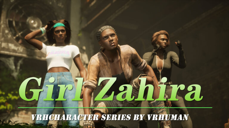 Black Girl Zahira African Female Character NPC VRHC download