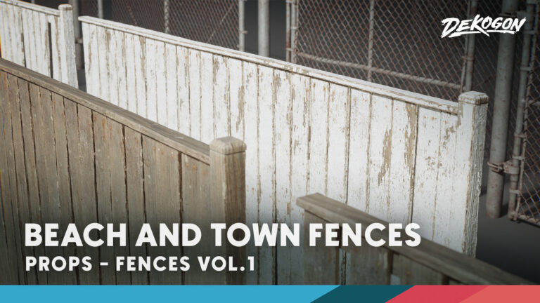Fences VOL.1 – Beach and Town Modular (Nanite and Low Poly) download