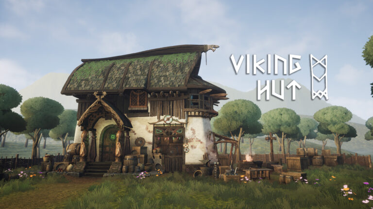 Stylized Viking Hut ( Stylized Stylized Stylized Viking Viking Hut Hut Forest ) download