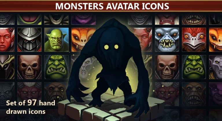 Monsters Avatar Icons download