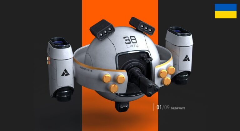 Sphere Drone, 10 color variations download