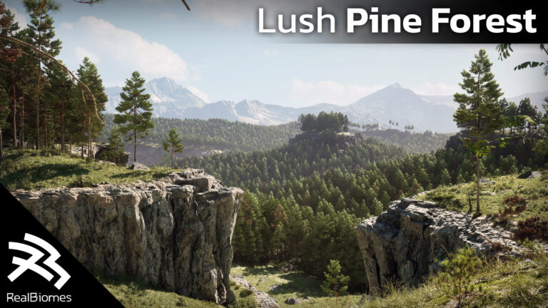 RealBiomes Scots Pine Forest | Realistic Tree Forest Biome Environment download