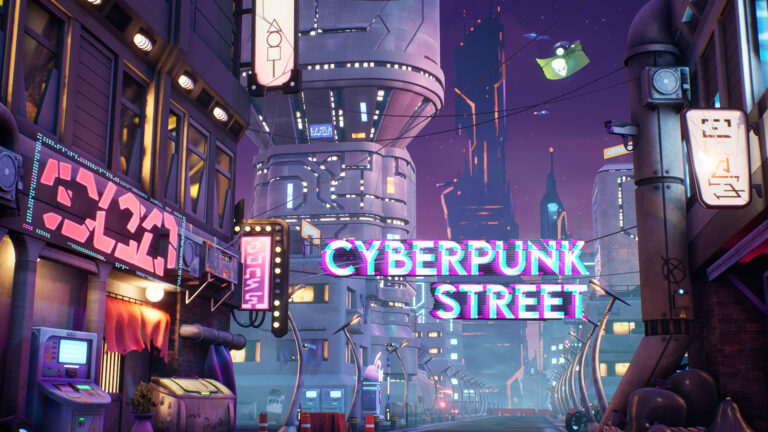 Modular Stylized Cyberpunk Street ( Cyberpunk Cyber Street Cyberpunk Stylized ) download