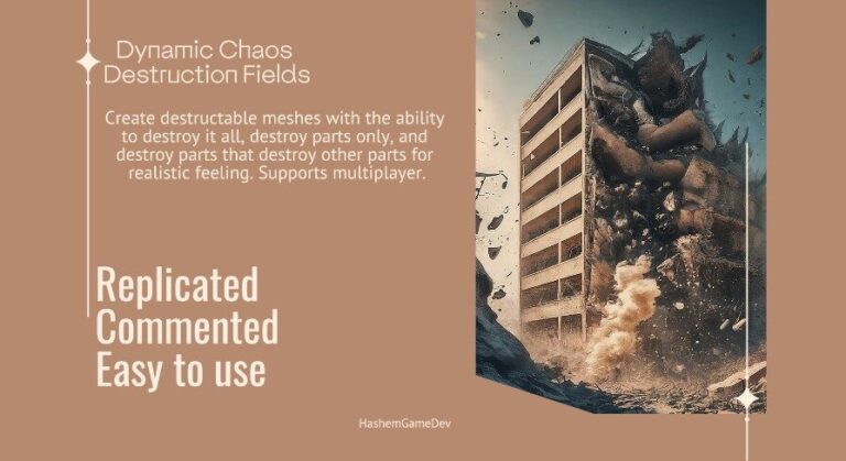 Dynamic Chaos Destruction Fields / Destructible – Supports Multiplayer download