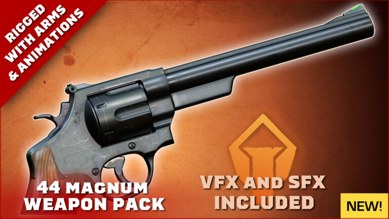 Animated FPS 44 Magnum Gun Pack download