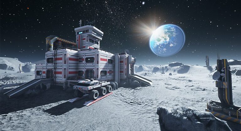 Sci Fi Moon Base download