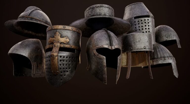 Medieval Helmets Pack Vol.1 download