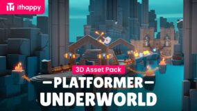 Platformer 8 Underworld – Low Poly 3D Models Pack download
