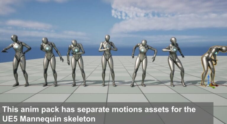 Feeling pain animation pack – 18 Pain motions on body parts download