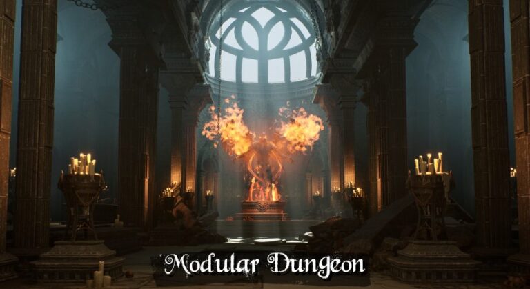 Modular Dungeon (Dungeon, Medieval Dungeon, Dungeons, Fantasy Dungeon, Tomb) download