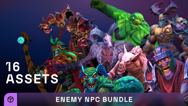 Stylized Fantasy Enemy NPC Bundle download