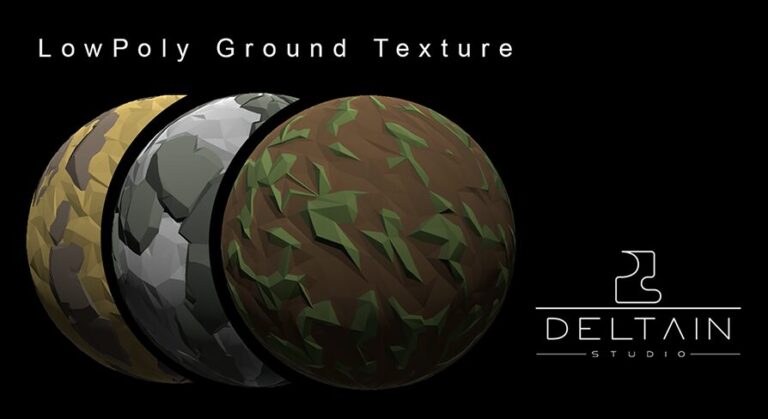 LowPoly Ground Texture download