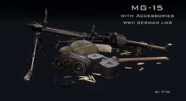 MG-15 with Accessories (WWII German LMG) download