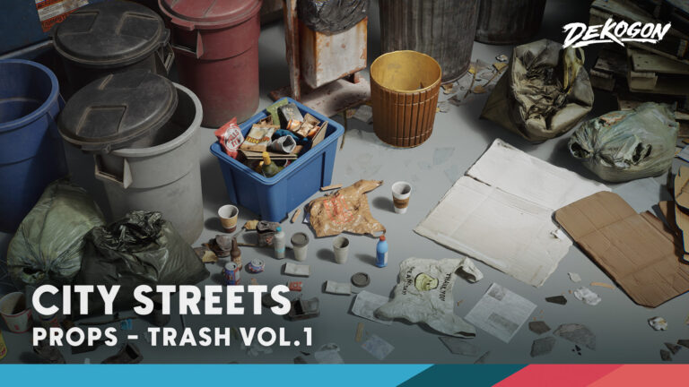 Trash VOL.1 – City Streets (Nanite and Low Poly Versions) download