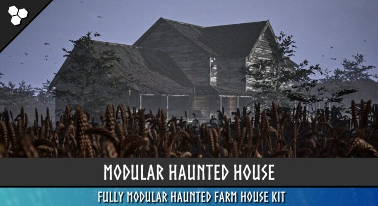 Modular Haunted House (Modular House, Modular Building, Barn, Haunted House) download
