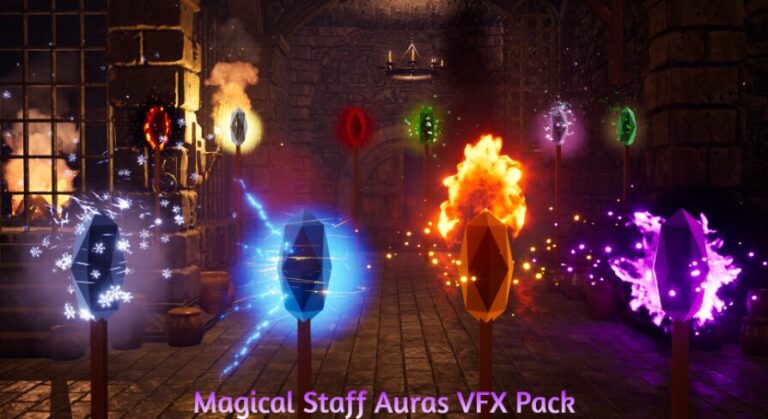 Magical Staff Auras VFX Pack download