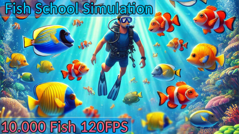 Advanced Flock System – Multithreaded Fish AI and Reactive School Behavior download