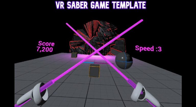 VR Saber Game Template download
