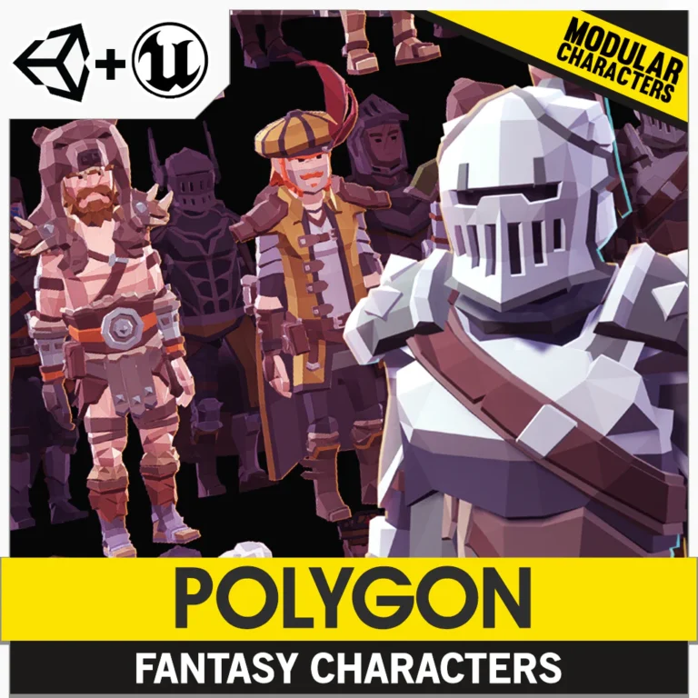 POLYGON – Modular Fantasy Hero Characters download