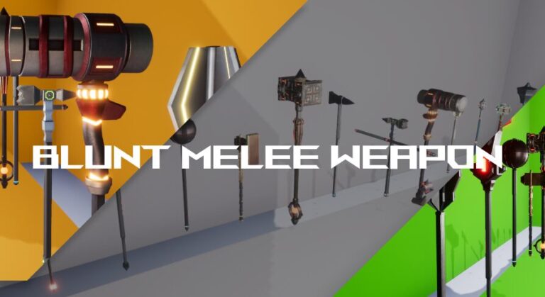 SCI-FI Blunt Melee Weapon download