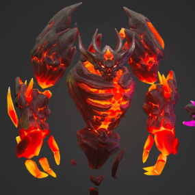 Stylized Fantasy Lava Elemental download