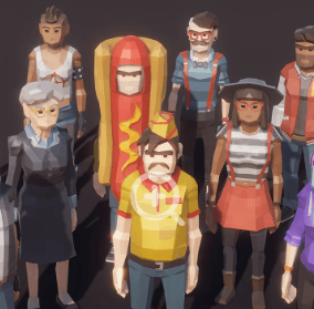 POLYGON City Characters download