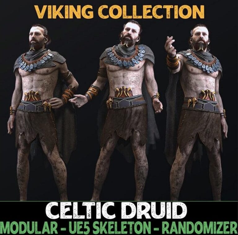 Celtic Druid – Male Vikings – Fantasy Collection download