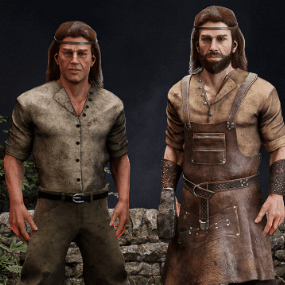 Two Pack – Blacksmith & Knight – Male Humans – Fantasy Collection download