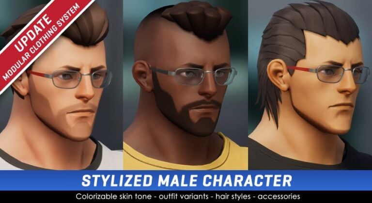 Stylized Action Adventure Male + Customization download