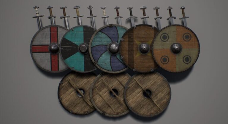 Modular Viking Shields and Swords download
