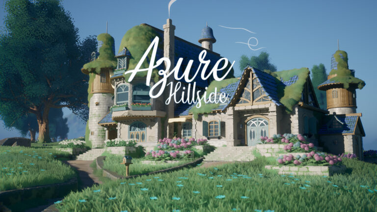 Stylized Azure Hillside ( Stylized Hillside Azure Hilltop Stylized Hill Azure ) download