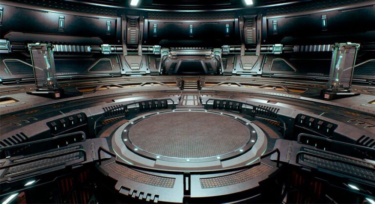 Scifi Hangar Scene download