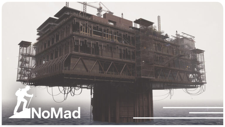 Abandoned Sea Platform – Post-Apocalyptic Offshore Environment Pack download