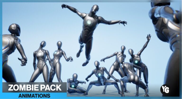 105 Zombie Animations Mocap + 281 Bonus Zombie Audio download