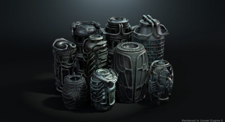 Sci-Fi Shrine props VOL 7 download