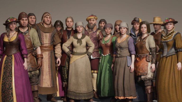 Modular Medieval NPC – Metahuman – Male/Female download