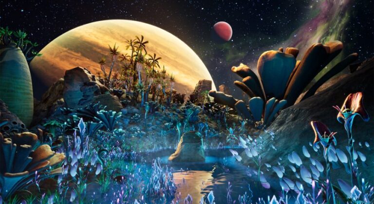 Alien Planet Fantasy Environment – Grassland Plants download