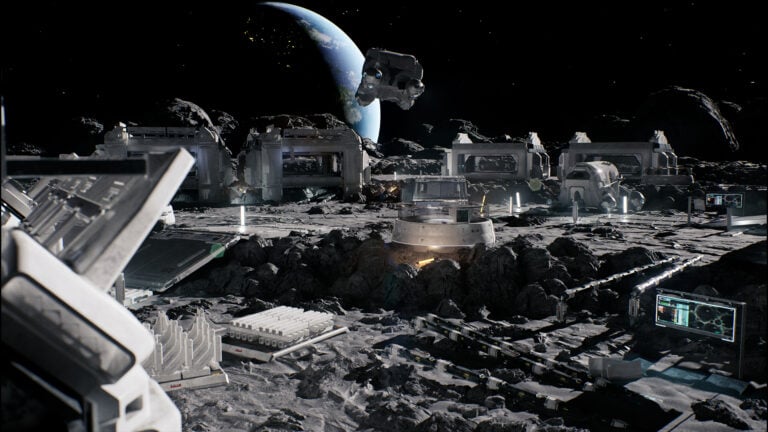 Modular Sci-Fi Base – Indoor Outdoor – Moon Theme download