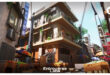 Stylized Japanese Street – Modular Asian Alley Market Pack download