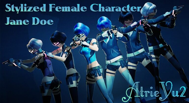 Stylized Female Character – JaneDoe download