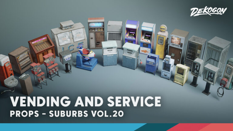 Suburbs VOL.20 – Vending and Service (Nanite and Low Poly) download