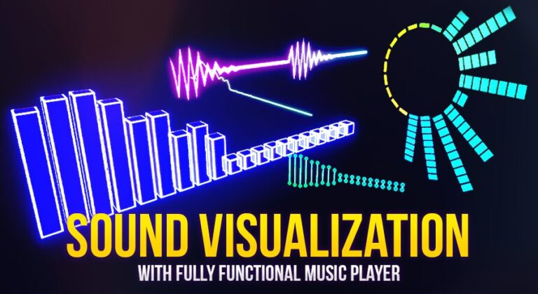 Sound Visualization With Music Player UI download