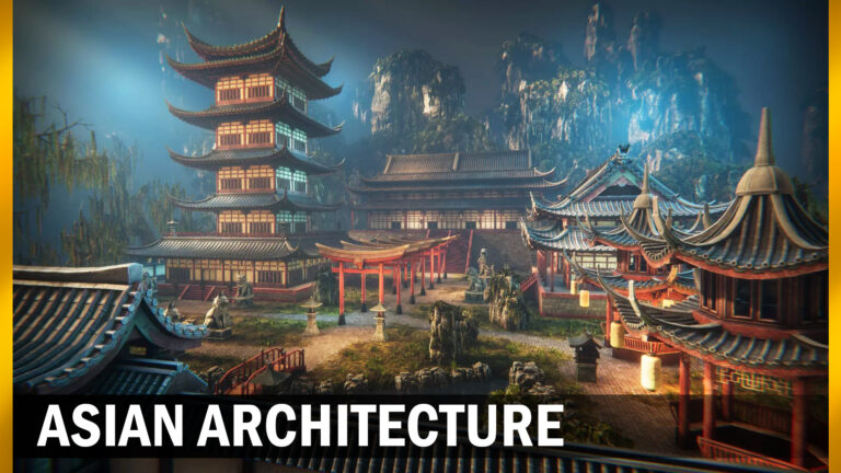 Asian architecture download
